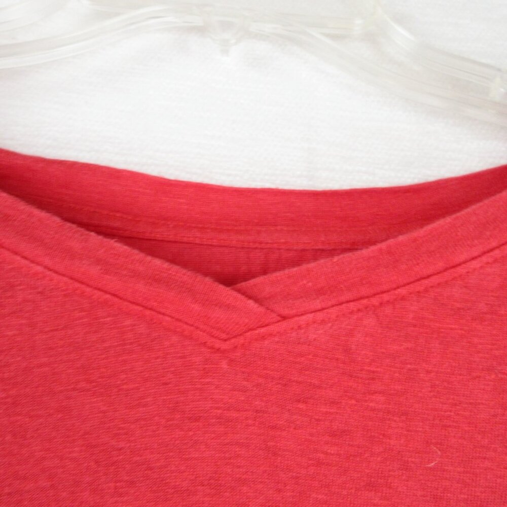Eileen Fisher V neck Linen Tee Size M R17IZO - Picture 4 of 10